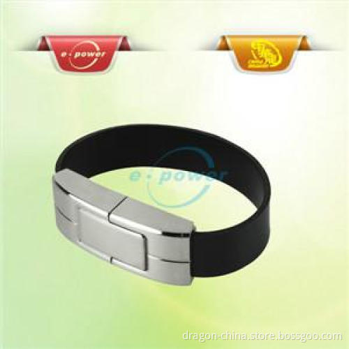 E-Power Bracelet Leather USB Bracelet Bulk 1GB USB Flash Drives U258
